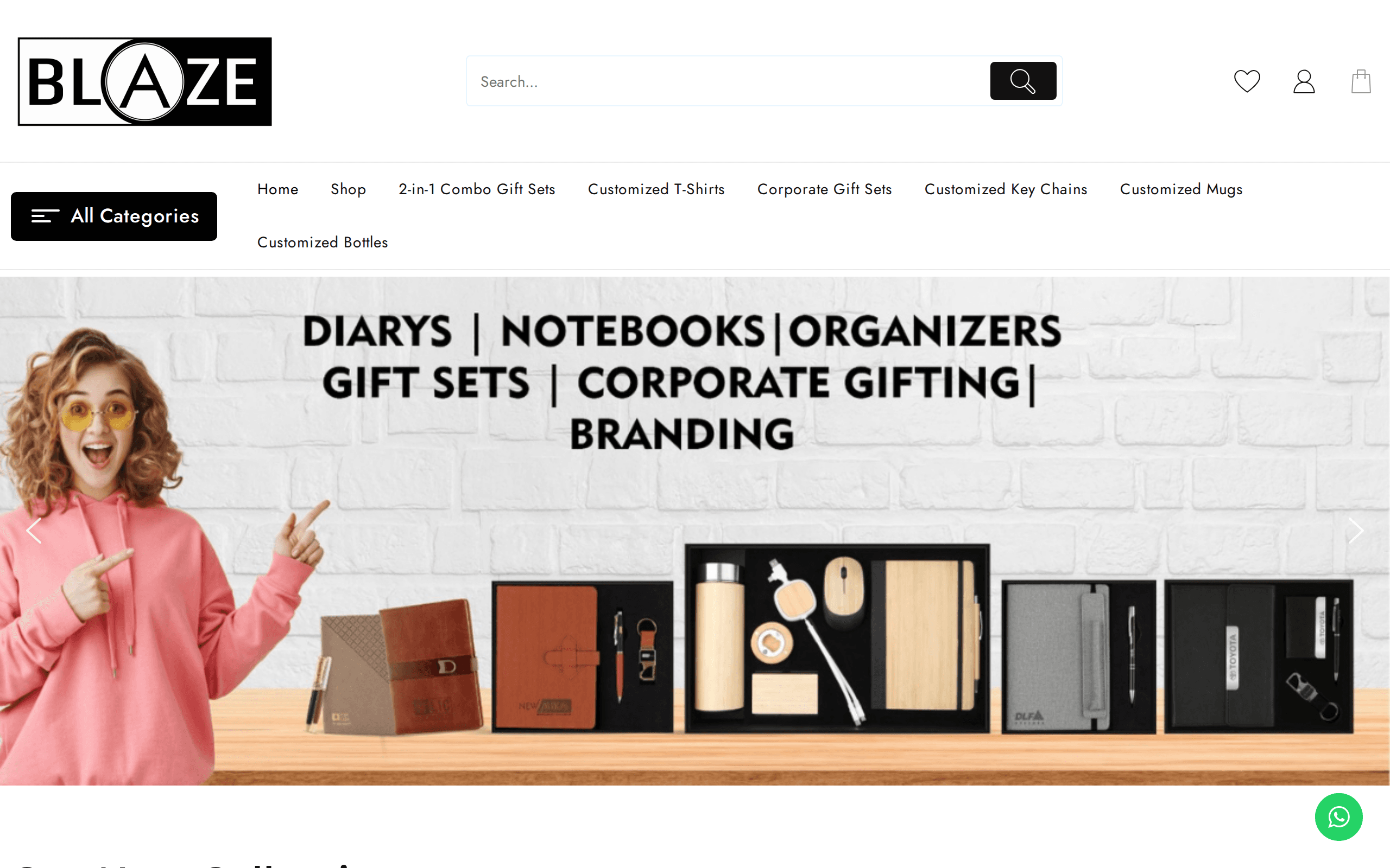 Blaze Deals website screenshot